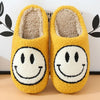 KuscheligeZehen Slipper – Flauschige Hausschuhe Mit Smiley Und Silikondämpfung Für Warme Füße