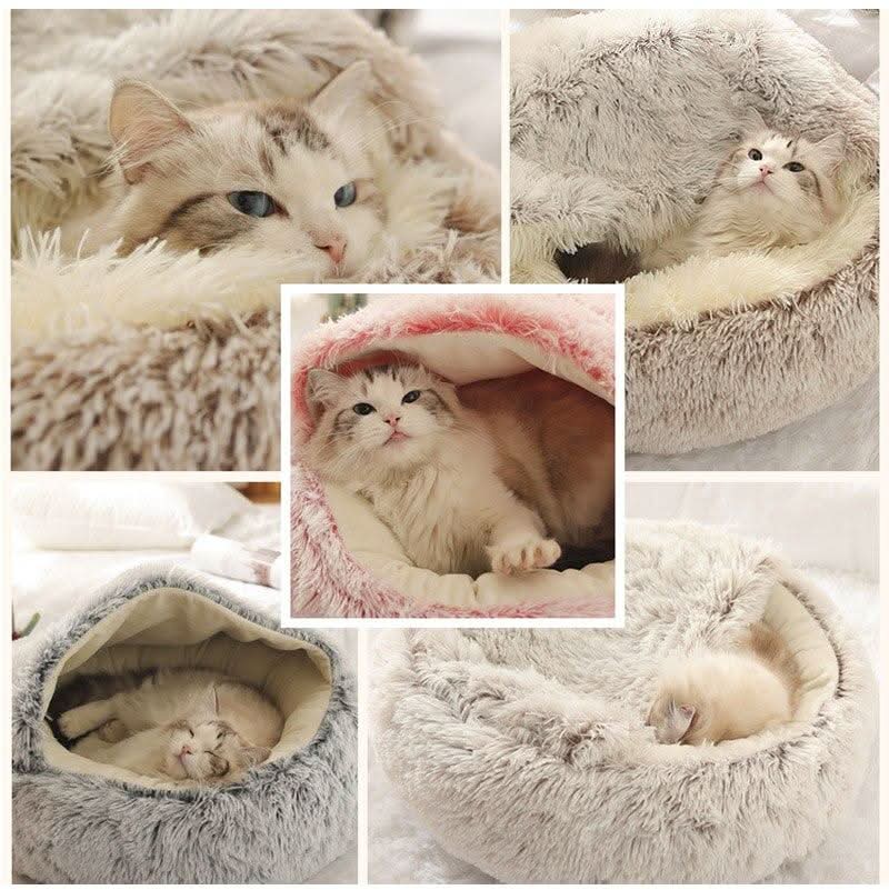 COMFYPET – Weicher Luxuskorb Für Katzen & Kleine Hunde