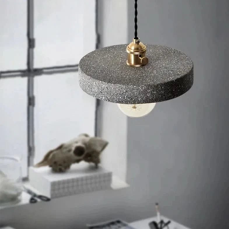 MIRELLE Pendelleuchte Terrazzo-Inspiriertes Design Mit Goldenen Metallakzenten