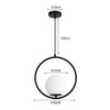 Celise Glas Ball Pendelleuchte Modernes Designlampe Mit Messing- Und Chromakzenten