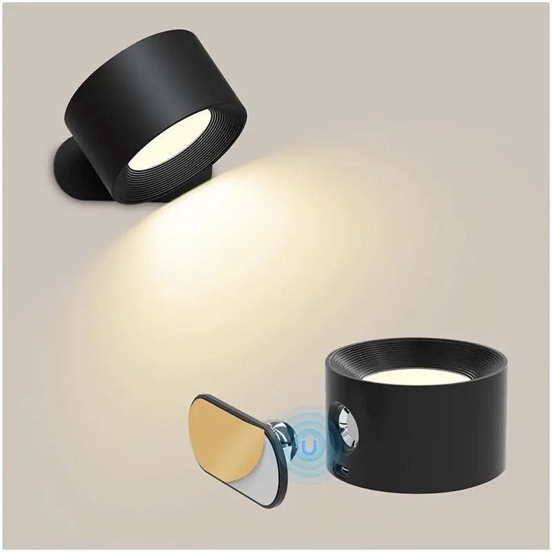 360° Wand Lampe – Kabellos, USB-Wiederaufladbar & 3 Helligkeitsstufen Für Flexibel Beleuchtung
