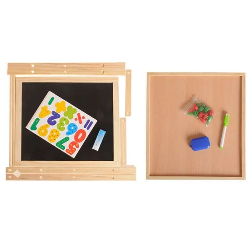 TAFELPRO – Verstellbares Weißboard & Kreidetafel Für Kreatives Lernen