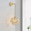 Selene Elegante Glasblumen Kugel Wandleuchte