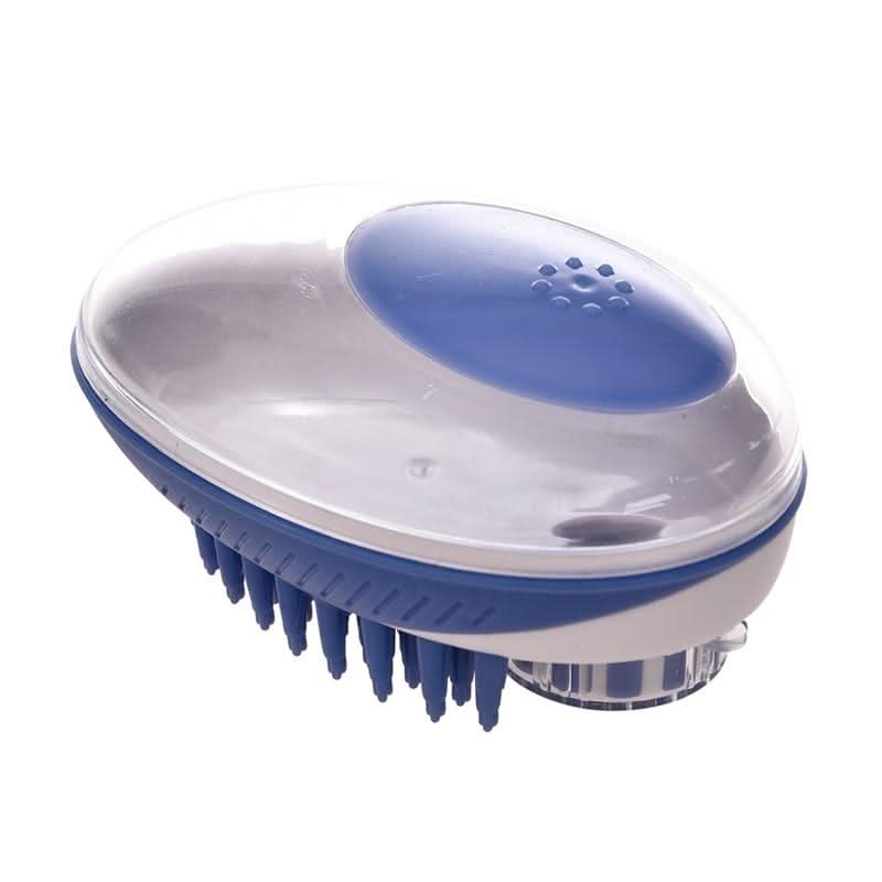 ZORROPET – 2-in-1 Massagebürste Mit Seifenspender Für Entspannte Hundepflege