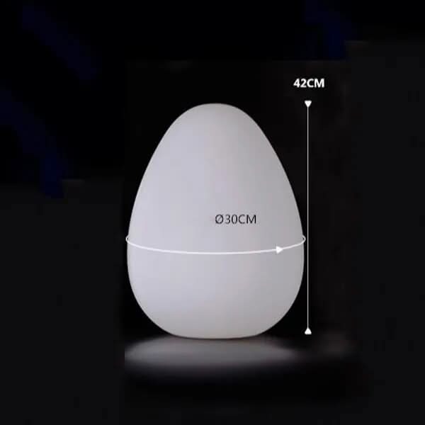 LUMIOVA – Elegante Ovale Tischlampe