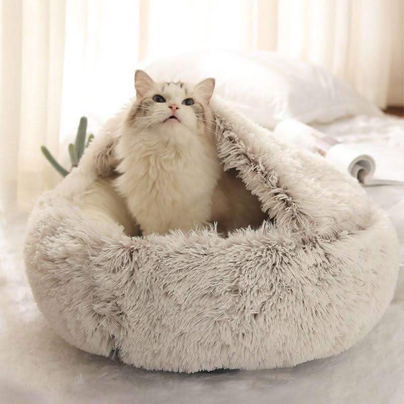 COMFYPET – Weicher Luxuskorb Für Katzen & Kleine Hunde