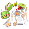 MiniKoch Holzset – Holz Küchen-Spielset – Kaffeemaschine, Toaster und Mixer – Montessori Küche