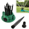 12-in-1 Gartenbewässerungssystem – Einstellbarer Sprinkler mit 360-Grad-Bewässerung