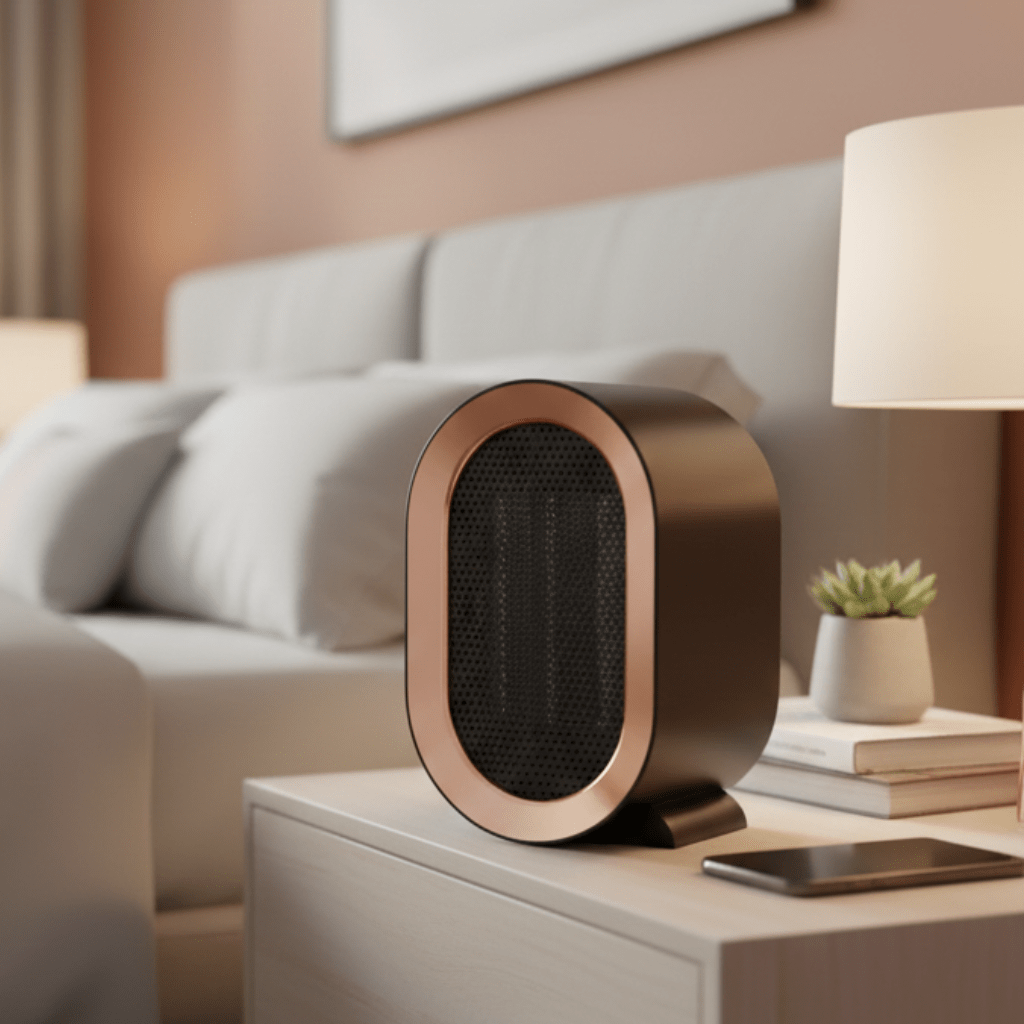 HEATCUBE – Kompakte, tragbare elektrische Heizung mit energieeffizientem Keramiklüfter 0