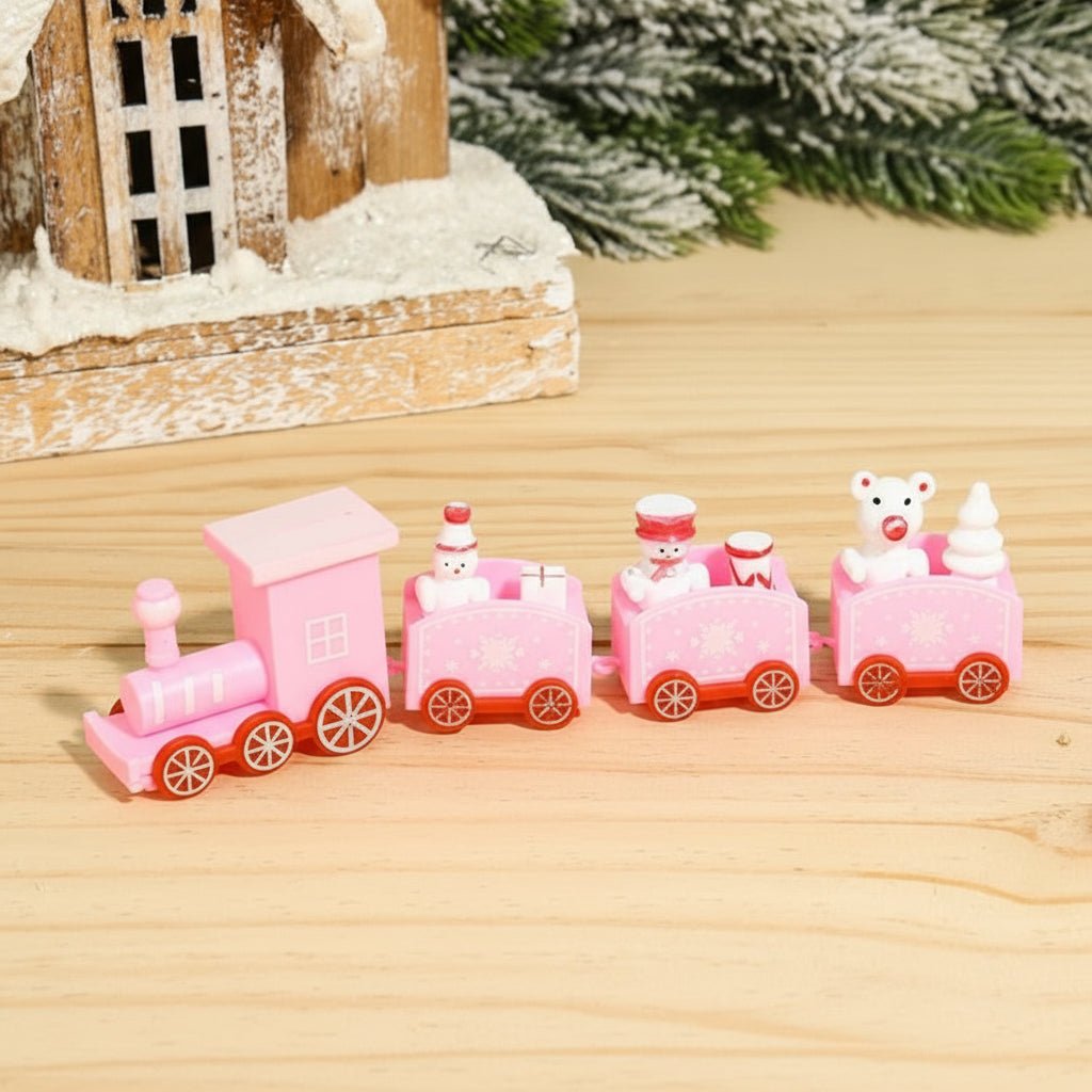 HOLITRAX – Festliche Zug-Weihnachtsdekoration aus Holz und Kunststoff 0