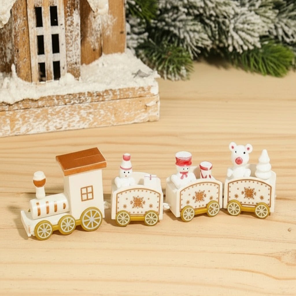 HOLITRAX – Festliche Zug-Weihnachtsdekoration aus Holz und Kunststoff 31