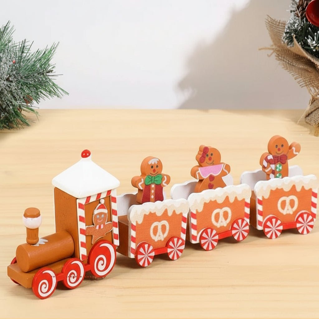 HOLITRAX – Festliche Zug-Weihnachtsdekoration aus Holz und Kunststoff 34