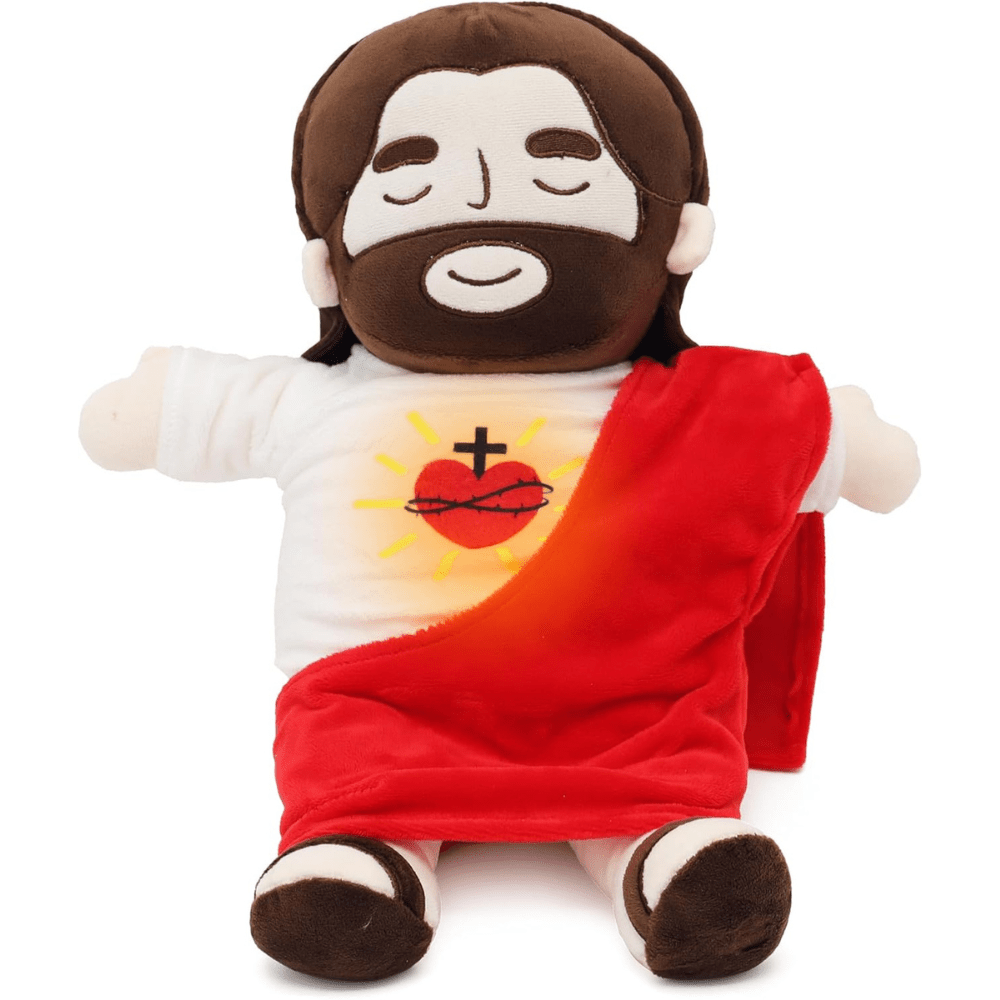 HOLYSNOOZE – Atmendes Jesus-Plüschtier für einen ruhigen Schlaf 3
