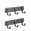 HOOKSMITH – Stabile Wandgarderobe mit schwarzen Haken 0