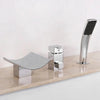THARIX Luxuriöser Moderner Wasserfall-Wasserhahn Aus Messing Mit Keramischem Ventilkern
