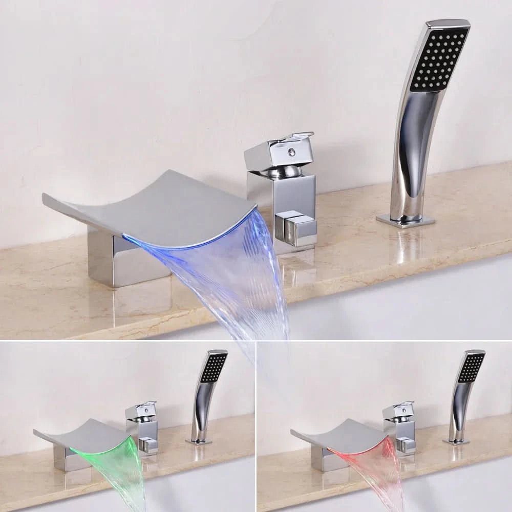 THARIX Luxuriöser Moderner Wasserfall-Wasserhahn Aus Messing Mit Keramischem Ventilkern