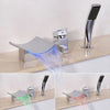 THARIX Luxuriöser Moderner Wasserfall-Wasserhahn Aus Messing Mit Keramischem Ventilkern