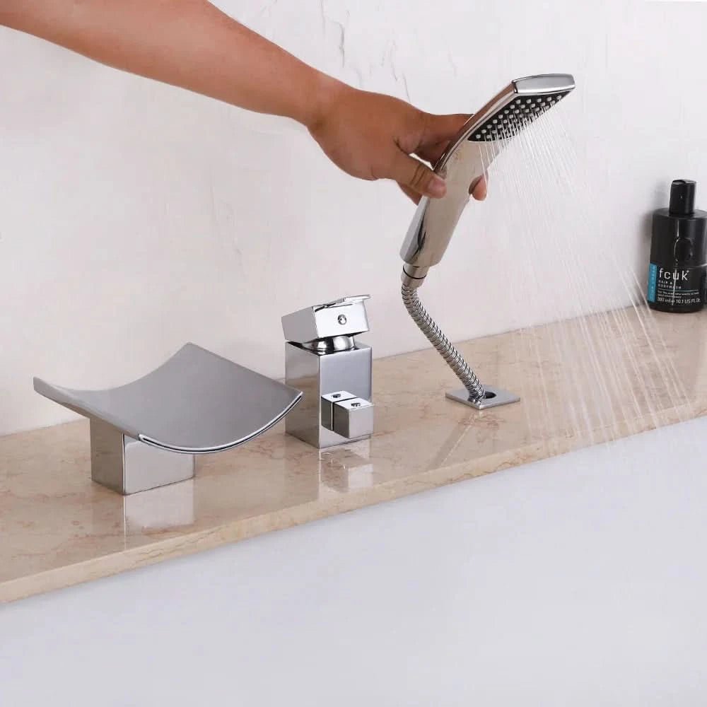 THARIX Luxuriöser Moderner Wasserfall-Wasserhahn Aus Messing Mit Keramischem Ventilkern