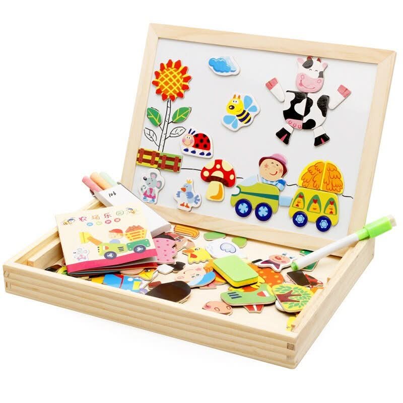 ArtMagnet Tafel – Magnetische & Klassische Tafel Holz Für Kinder – Kreativität Und Lernspaß Überall