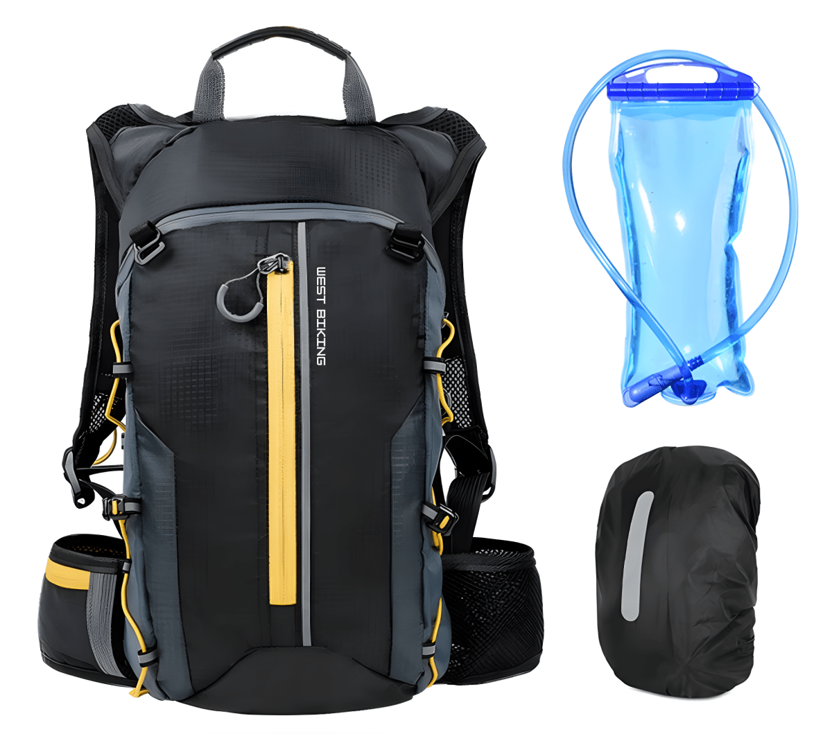 HydroRide | Leichter Outdoor-Rucksack für Wandern, Reisen & Radfahren