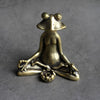 AuraFrog Räucherhalter | Handgefertigte Messingfigur | Spirituelle Deko & Geschenkidee | Meditation & Achtsamkeit