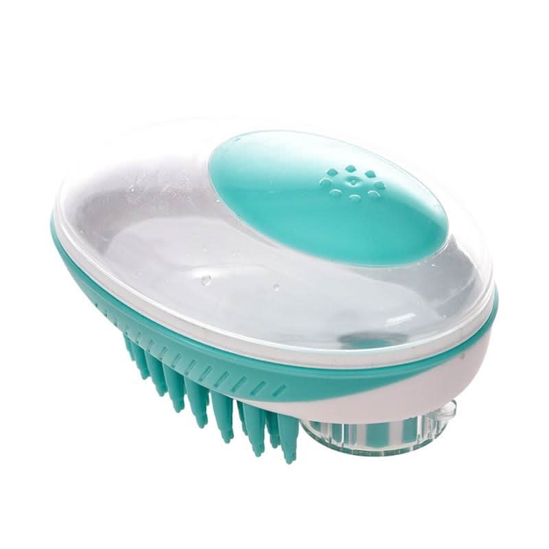 ZORROPET – 2-in-1 Massagebürste Mit Seifenspender Für Entspannte Hundepflege