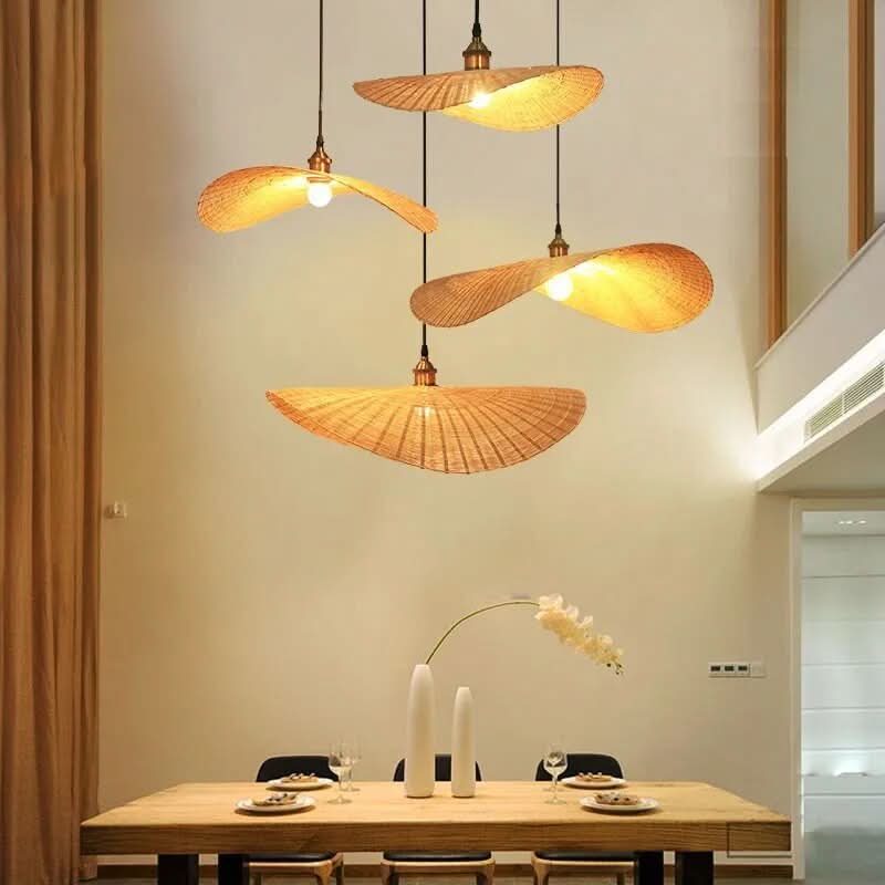 MARISE Moderne Rattan Loft Hängeleuchte