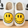 KuscheligeZehen Slipper – Flauschige Hausschuhe Mit Smiley Und Silikondämpfung Für Warme Füße