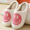 KuscheligeZehen Slipper – Flauschige Hausschuhe Mit Smiley Und Silikondämpfung Für Warme Füße
