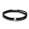 STRAVERO – Herren Geflochtenes Armband mit Personalisierte Namensperlen