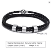STRAVERO – Herren Geflochtenes Armband mit Personalisierte Namensperlen