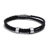 STRAVERO – Herren Geflochtenes Armband mit Personalisierte Namensperlen