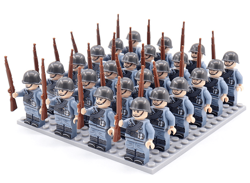 Historieblöcke – Historische Figuren-Bausteinset (21-teilig)