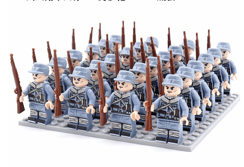 Historieblöcke – Historische Figuren-Bausteinset (21-teilig)