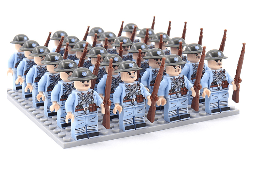Historieblöcke – Historische Figuren-Bausteinset (21-teilig)