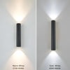 AILA Premium Wandleuchte Aluminium Goldton Modernes Design Elegante Zweifache Lichtfunktion