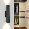 AILA Premium Wandleuchte Aluminium Goldton Modernes Design Elegante Zweifache Lichtfunktion