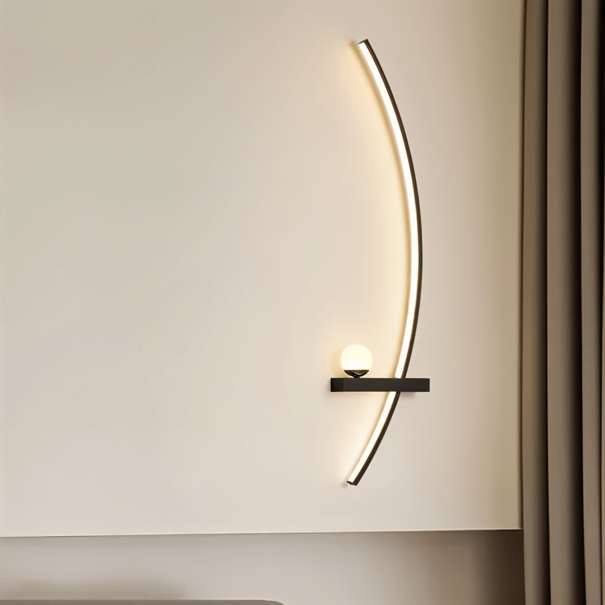 Phoebe Bogenlampe LED Modernes Schlafzimmer Wohnzimmer Licht