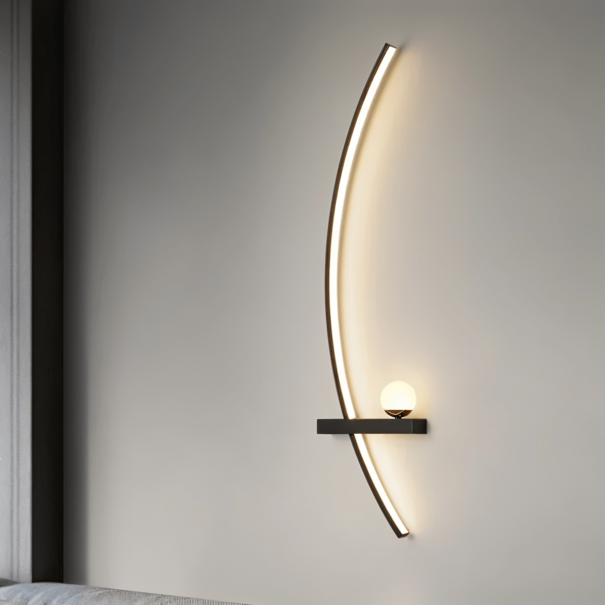 Phoebe Bogenlampe LED Modernes Schlafzimmer Wohnzimmer Licht