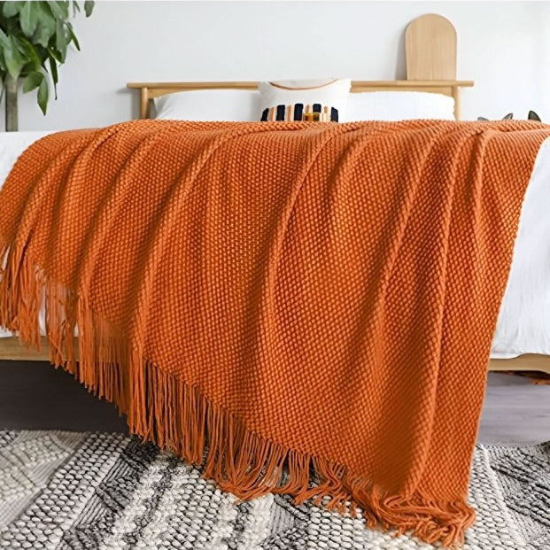 KNITCOVE – Stilvolle Strick-Fleecedecke für maximalen Komfort