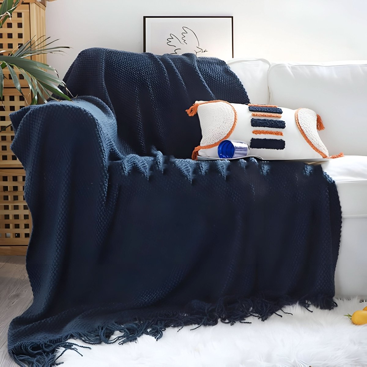 KNITCOVE – Stilvolle Strick-Fleecedecke für maximalen Komfort