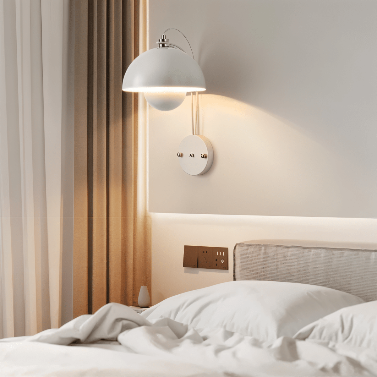 Clavia Lampe LED-Wandleuchte Mit Blütenknospenform Und Gemütliches Licht