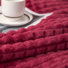 CORALWAVE – Ultra-Weiche Strukturierte Fleece-Decke