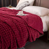 CORALWAVE – Ultra-Weiche Strukturierte Fleece-Decke