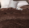 CORALWAVE – Ultra-Weiche Strukturierte Fleece-Decke
