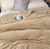 CORALWAVE – Ultra-Weiche Strukturierte Fleece-Decke