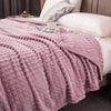CORALWAVE – Ultra-Weiche Strukturierte Fleece-Decke