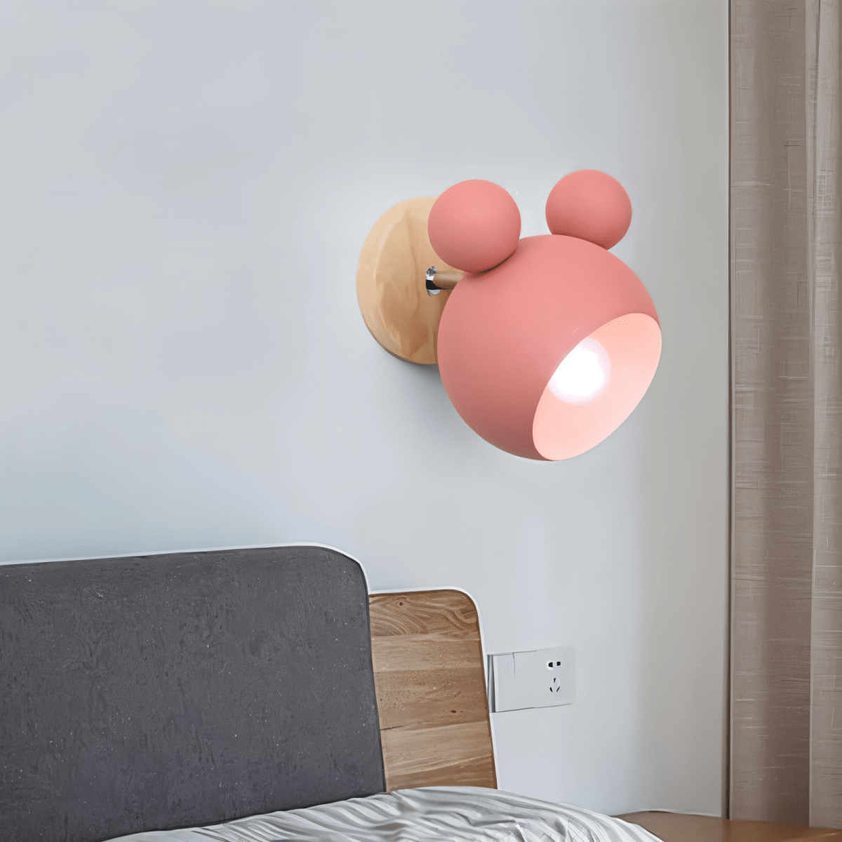 Nella Charmante Macaron-Wandleuchte Mit Drehfunktion Für Sanftes Licht Und Stilvolles Ambiente