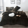 Fluffurest – Plüsch Fleece Bettwäsche Satz