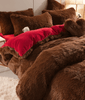 Fluffurest – Plüsch Fleece Bettwäsche Satz